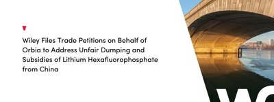U.S. Trade Petitions Target Chinese Lithium Hexafluorophosphate Dumping as Battery Supply Chain Security Concerns Grow