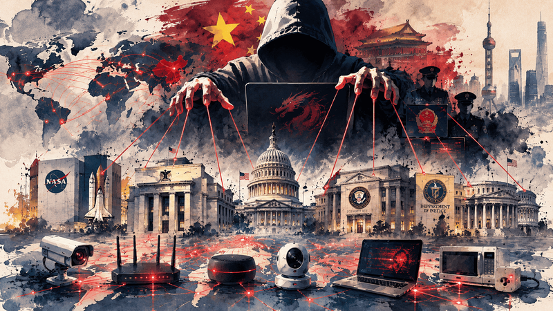 Chinese State-Sponsored Hackers Breached NASA, Federal Reserve, DOJ and U.S. Senate as Beijing Hid Attacks Behind Thousands of Hijacked Devices