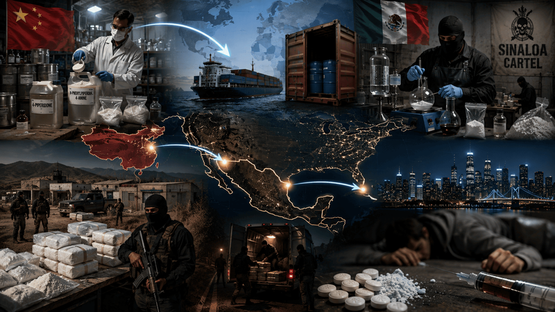 Sinaloa Cartel Fentanyl Manufacturer Pleads Guilty After Buying Chinese Chemicals Used to Produce Several Metric Tons of Drugs for America  A Mexican fentanyl manufacturer working within the Sinaloa drug-trafficking ecosystem has pleaded guilty in U.S. fe
