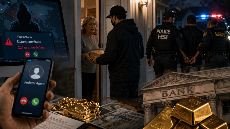 Chinese National Sentenced to Five Years After Arriving at Florida Victim’s Home to Collect Gold for Federal Agent Scam