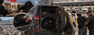 Person From China Allegedly Paid Nearly $60,000 to Be Smuggled Into U.S. Hidden Inside Jeep Wheel Well at San Ysidro Border