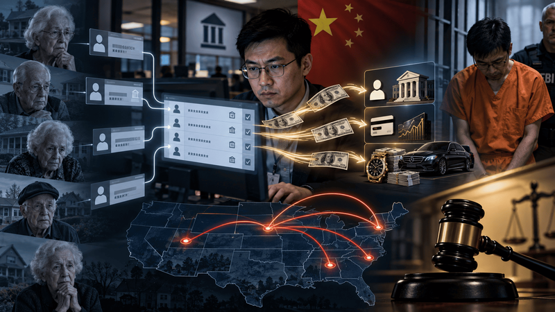Chinese Bank Insider Gets 10 Years After Hijacking Elderly Americans’ Accounts and Moving Nearly $2 Million