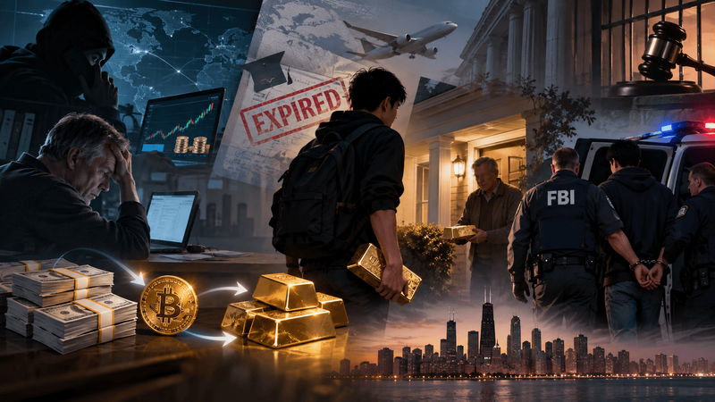U.S. Attorney: Chinese National With Expired Student Visa Gets 27 Months After Illinois Victim Loses $2.5 Million in Investment Scam