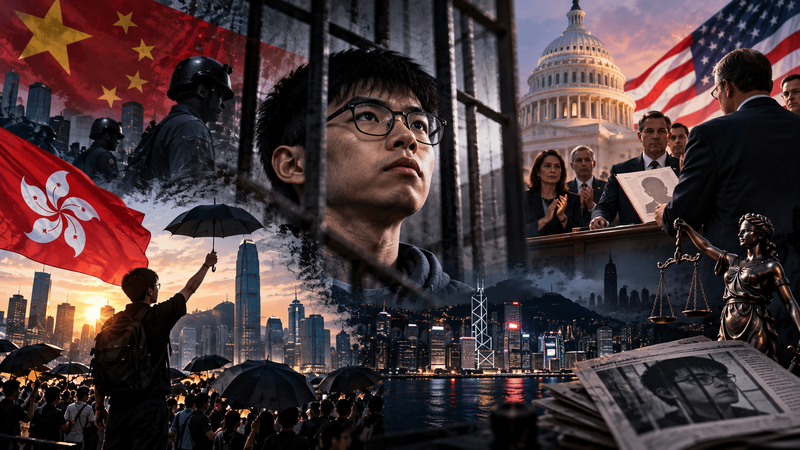 U.S. Congress Honors Jailed Hong Kong Activist Joshua Wong as Beijing’s National Security Crackdown Tests America’s Response to China