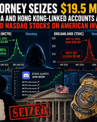 U.S. Attorney Seizes 19.5 Million After China and Hong Kong-Linked Accounts Allegedly Dumped Nasdaq Stocks on American