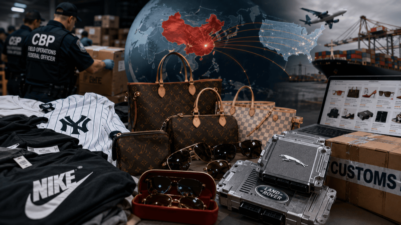 U.S. Customs Seizes $3.7 Million in Counterfeits as China-Origin Fake Goods Target American Brands and Consumers