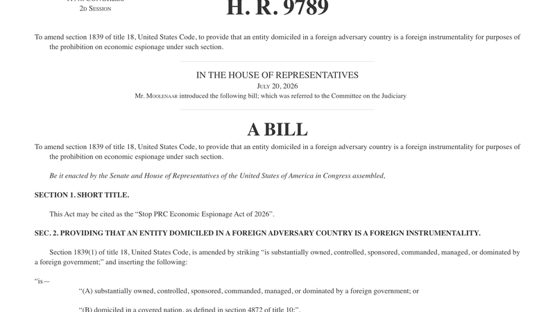 U.S. Lawmakers Move to Close China Espionage Loophole That Lets PRC Companies Deny State Control